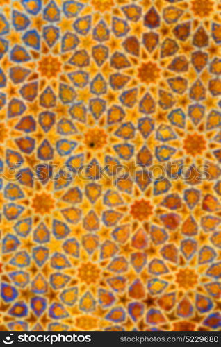 blur in iran abstract texture of the religion architecture mosque roof persian history