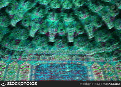 blur in iran abstract texture of the religion architecture mosque roof persian history