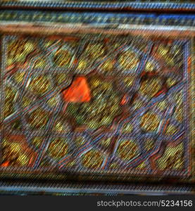 blur in iran abstract texture of the religion architecture mosque roof persian history