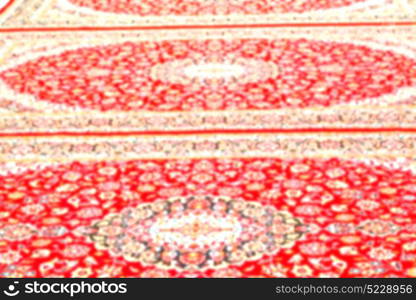 blur in iran antique carpet textile handmade beautiful arabic ornament