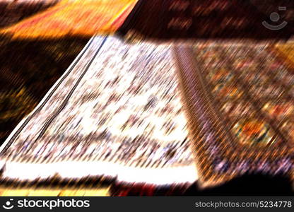 blur in iran antique carpet textile handmade beautiful arabic ornament