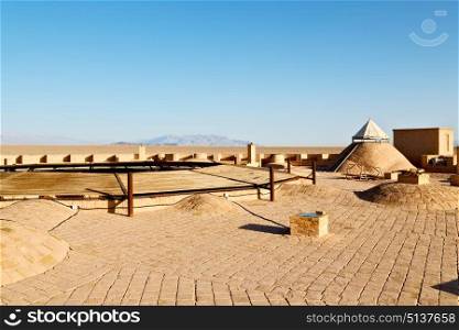 blur in iran antique palace and caravanserai old contruction for travel people