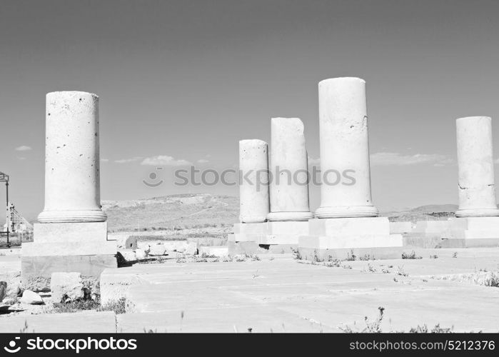 blur in iran pasargad the old construction temple and grave column blur