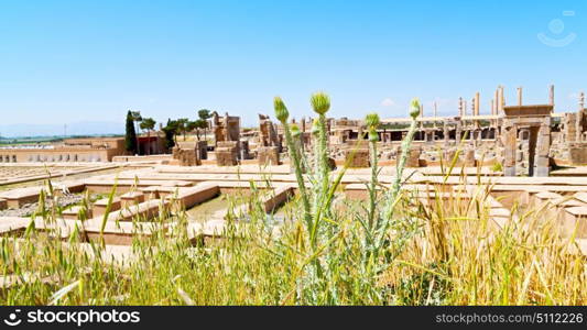 blur in iran persepolis the old ruins historical destination monuments and ruin