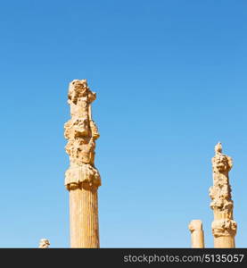 blur in iran persepolis the old ruins historical destination monuments and ruin