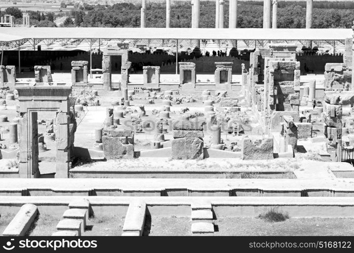 blur in iran persepolis the old ruins historical destination monuments and ruin