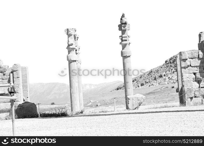 blur in iran persepolis the old ruins historical destination monuments and ruin