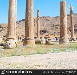 blur in iran persepolis the old ruins historical destination monuments and ruin