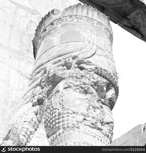 blur in iran persepolis the old ruins historical destination monuments and ruin