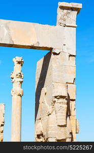 blur in iran persepolis the old ruins historical destination monuments and ruin