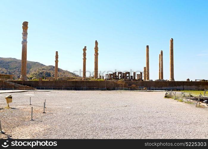 blur in iran persepolis the old ruins historical destination monuments and ruin