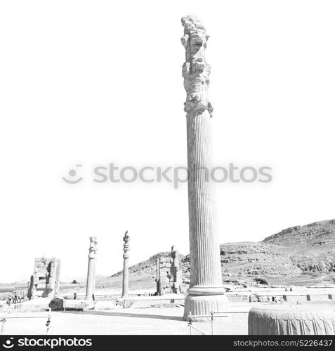 blur in iran persepolis the old ruins historical destination monuments and ruin