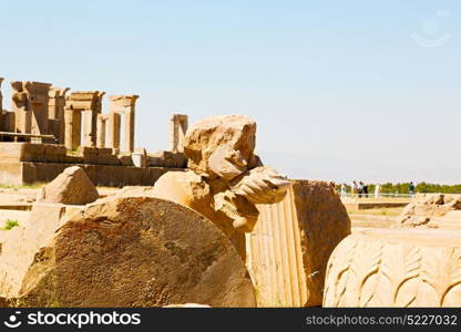 blur in iran persepolis the old ruins historical destination monuments and ruin