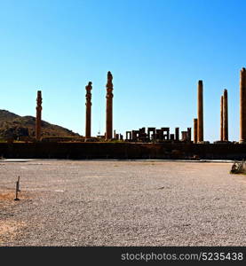 blur in iran persepolis the old ruins historical destination monuments and ruin