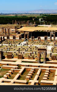 blur in iran persepolis the old ruins historical destination monuments and ruin