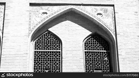 blur in iran the old decorative flower tiles from antique mosque like background