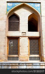 blur in iran the old decorative flower tiles from antique mosque like background