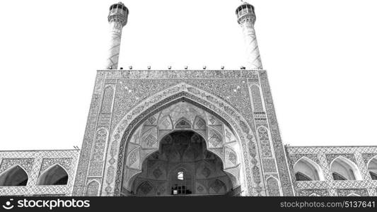 blur in iran the old decorative flower tiles from antique mosque like background