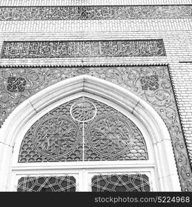 blur in iran the old decorative flower tiles from antique mosque like background