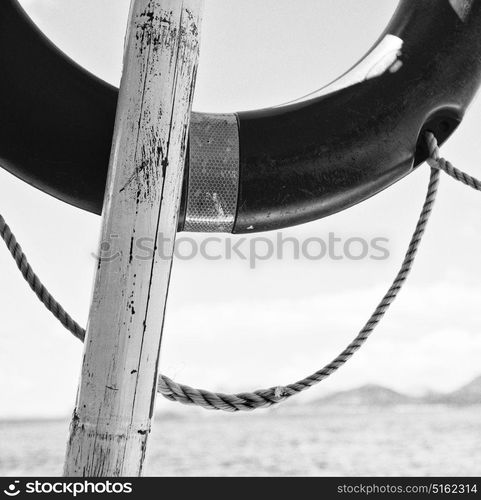 blur in philippines a buoy in boat neat the pacific ocean bokeh and mountain background