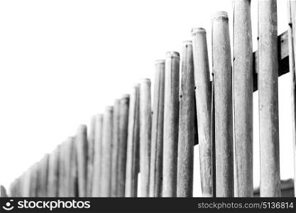 blur in philippines lots bamboo stick for a natural fence and cloudy sky