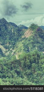 blur in philippines terrace field for coultivation of rice from banaue unesco site