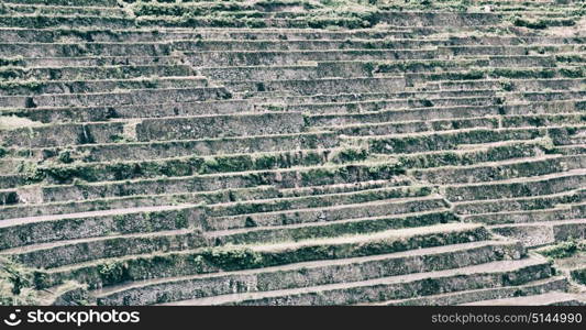 blur in philippines terrace field for coultivation of rice from banaue unesco site