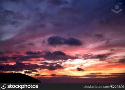 blur in south africa abstract cloud and sunset background