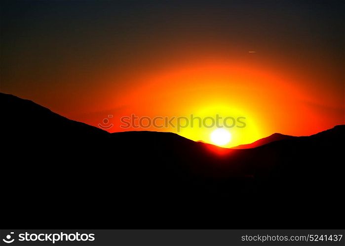 blur in south africa abstract cloud and sunset background