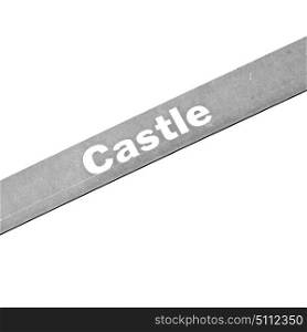blur in south africa close up of the castle sign like texture background