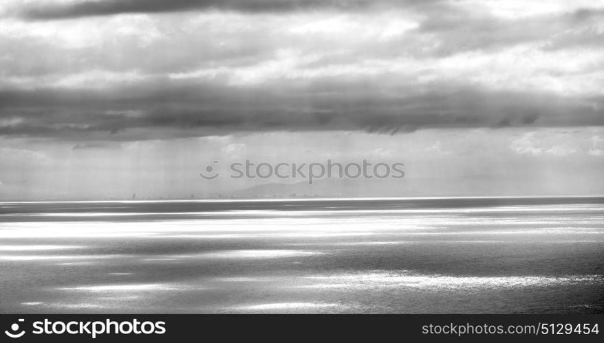 blur in south africa coastline indian ocean near the cape of good hope and light