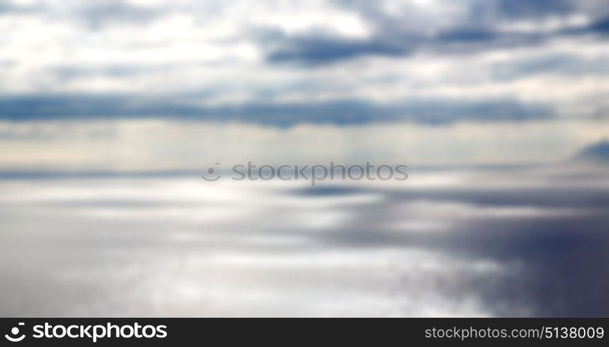 blur in south africa coastline indian ocean near the cape of good hope and light