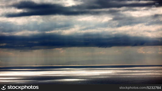 blur in south africa coastline indian ocean near the cape of good hope and light