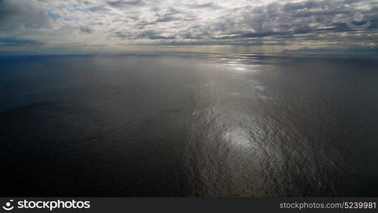 blur in south africa coastline indian ocean near the cape of good hope and light