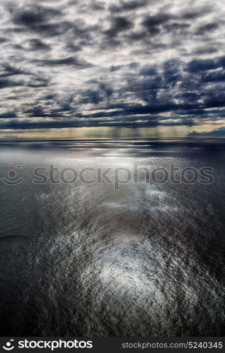 blur in south africa coastline indian ocean near the cape of good hope and light