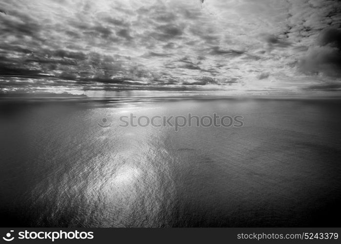 blur in south africa coastline indian ocean near the cape of good hope and light