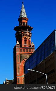 blur in south africa old church in city center of durban and religion building