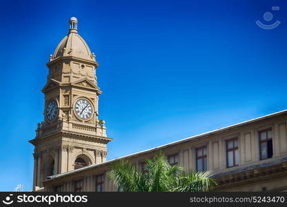 blur in south africa old church in city center of durban and religion building