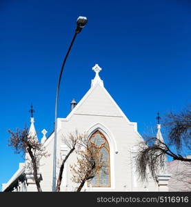 blur in south africa old church in city center of reinet graaf and religion building