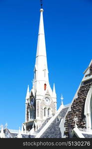 blur in south africa old church in city center of reinet graaf and religion building