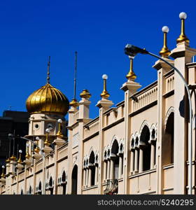 blur in south africa old mosque in city center of durban and religion building