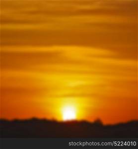 blur in south africa red sunset in the cloud like abstract background