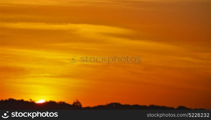blur in south africa red sunset in the cloud like abstract background