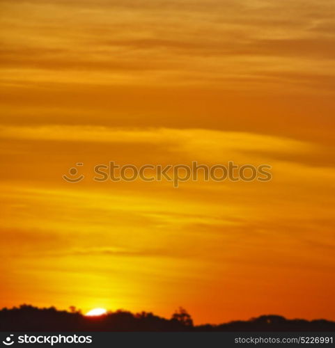 blur in south africa red sunset in the cloud like abstract background