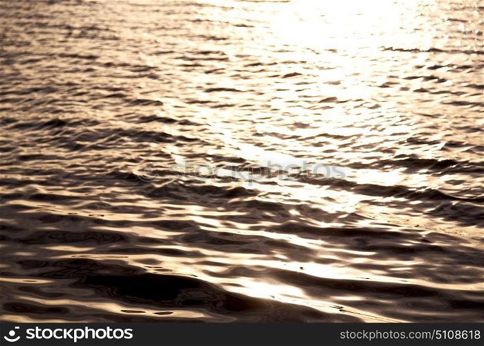 blur in south africa sea indian ocean and abstract gold wave for sunset