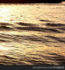 blur in south africa sea indian ocean and abstract gold wave for sunset