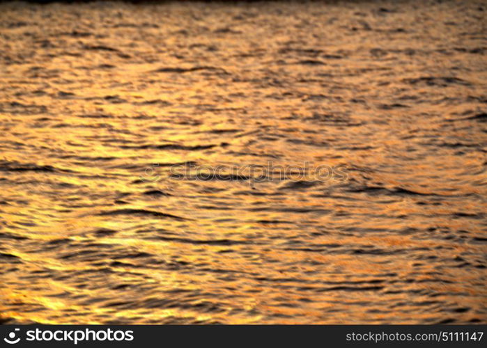 blur in south africa sea indian ocean and abstract gold wave for sunset