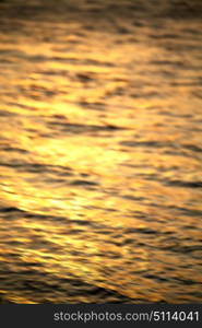 blur in south africa sea indian ocean and abstract gold wave for sunset