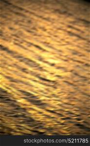 blur in south africa sea indian ocean and abstract gold wave for sunset