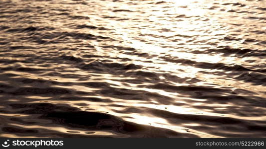 blur in south africa sea indian ocean and abstract gold wave for sunset